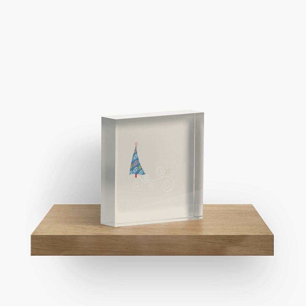 Happy Holidays! Acrylic Block