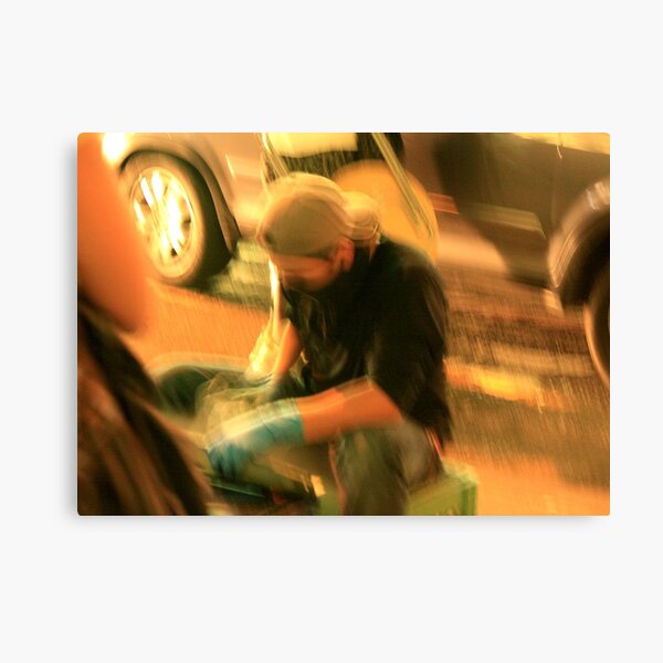 Street Corner Guy Canvas Print