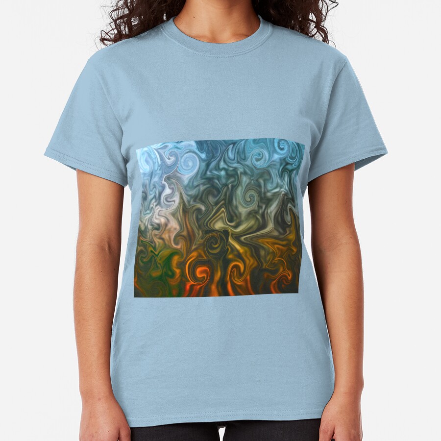 Liquid Sunset - Fire & Ice Classic T-Shirt