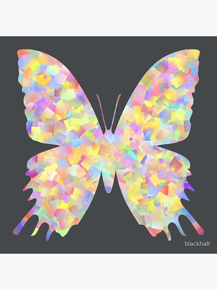 Pastel Motley Butterfly by blackhalt