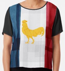 Frankreich Chiffontop