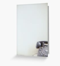 Black Telephone Greeting Card