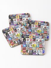 Musicals Collage leggings Coasters