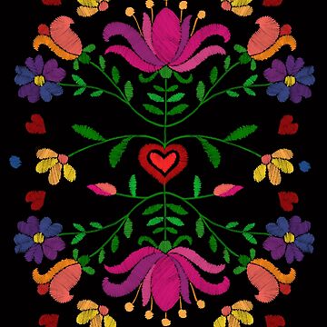 Pin on Mexican Embroidery & Art