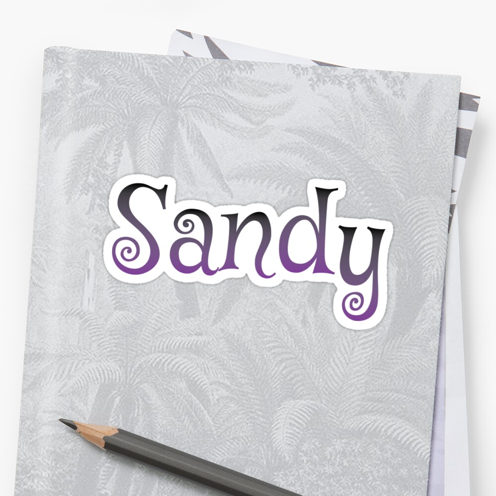 Sandy Sticker By Rbbeachdesigns Redbubble 