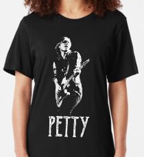 Tom - White Stencil-2 Slim Fit T-Shirt
