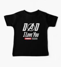 Lieben Sie Sie 3000 T-Shirt, Vati-Ich-Werden Sie drei tausend Shirt Baby T-Shirt