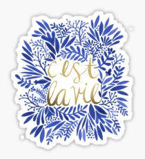 That's Life – Gold & Blue Sticker