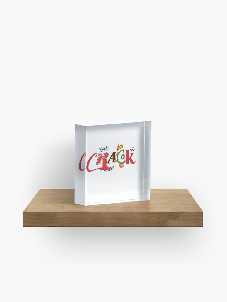 Crack Soft Drink Soda Logos Acrylic Block By Worn Redbubble