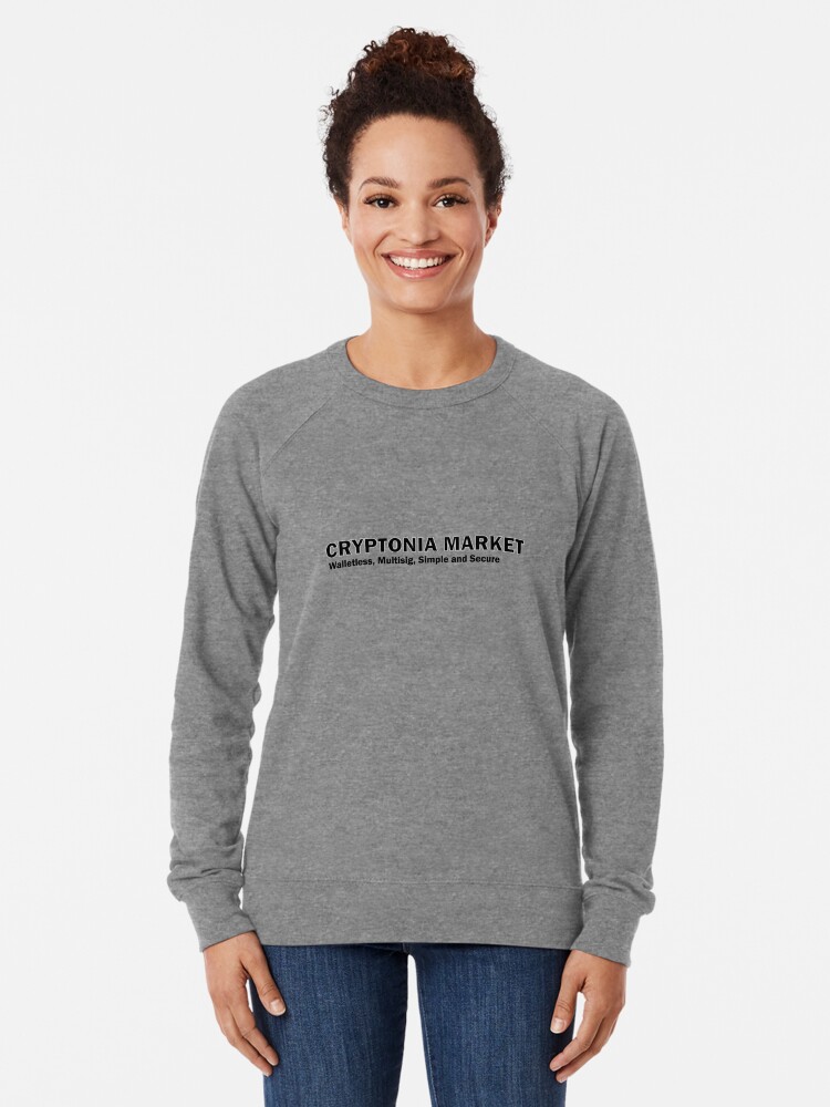 Alternate view of Cryptonia Market! Lightweight Sweatshirt