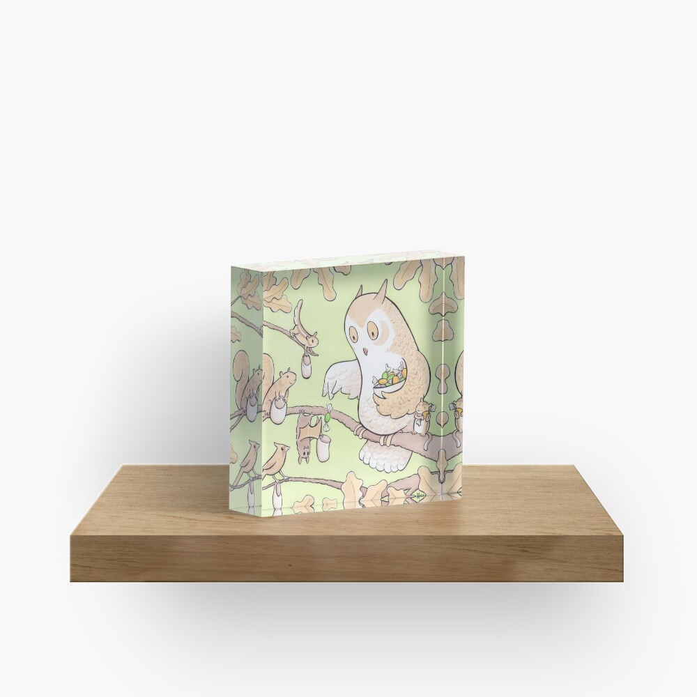 Trick Or Treat Acrylic Block