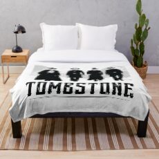 MOVIES: TOMBSTONE BLACK Throw Blanket