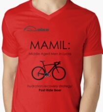 Cycling T Shirt - MAMIL (middle aged men in lycra) Hydration Men's V-Neck T-Shirt