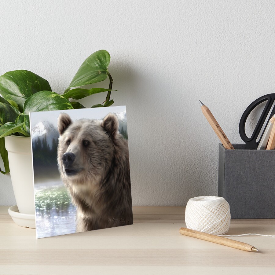 Spirit Bear Art Board Print