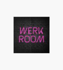 Neon Shop: Werk Zimmer Galeriedruck