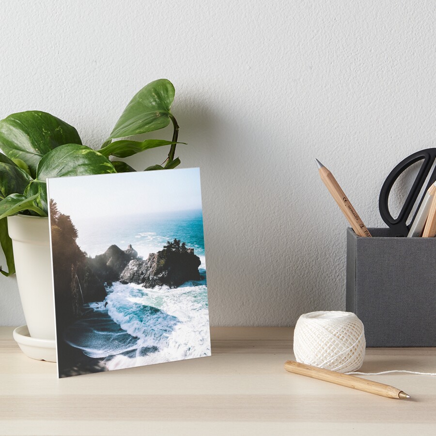 On The Edge Art Board Print