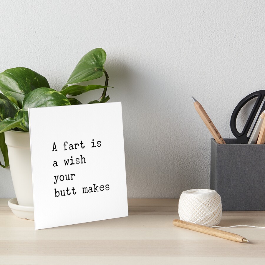 Farts Art Board Print