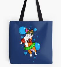 Bolsa de tela Nadador Corgi