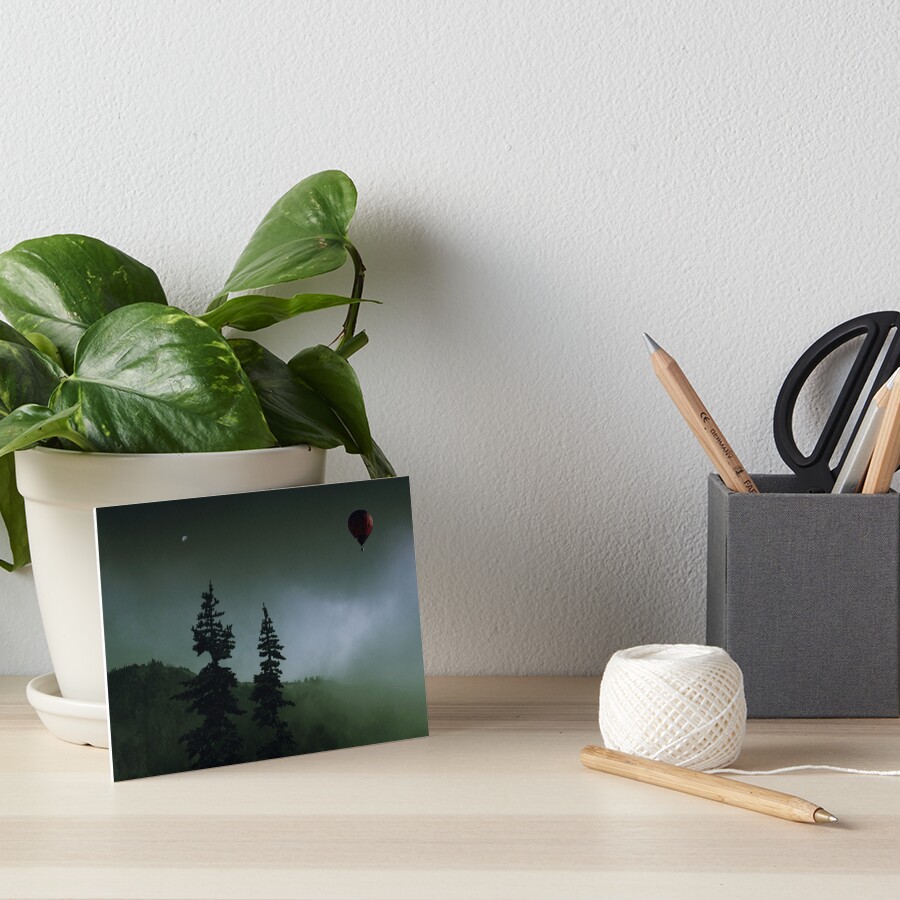 balloon over Whistler_ Art Board Print