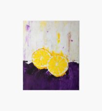 Lemon Scented Fruit Art Board Print