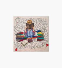 Reading is Dreaming with Open Eyes. Art Board Print