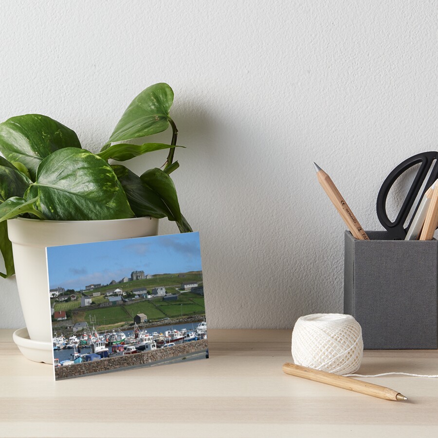 Symbister, Whalsay Art Board Print