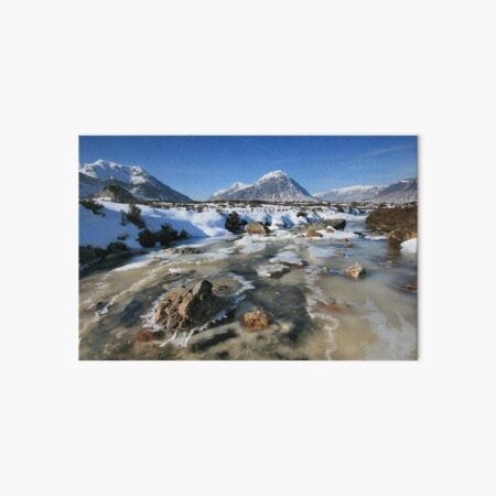 Scotland: Rannoch Winter Art Board Print