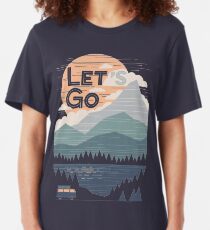 LET'S GO Slim Fit T-Shirt