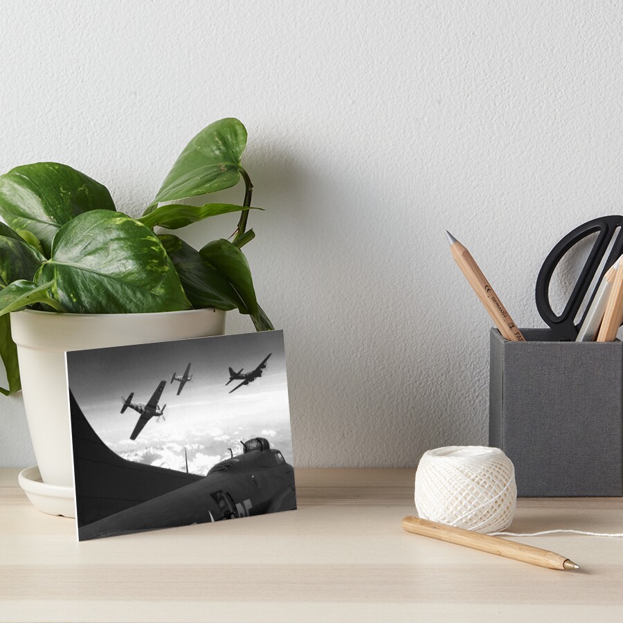 The Final Mission (Monochrome Version) Art Board Print