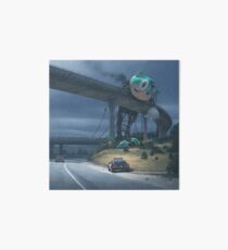 Incident On The Edge Of Town Art Board Print