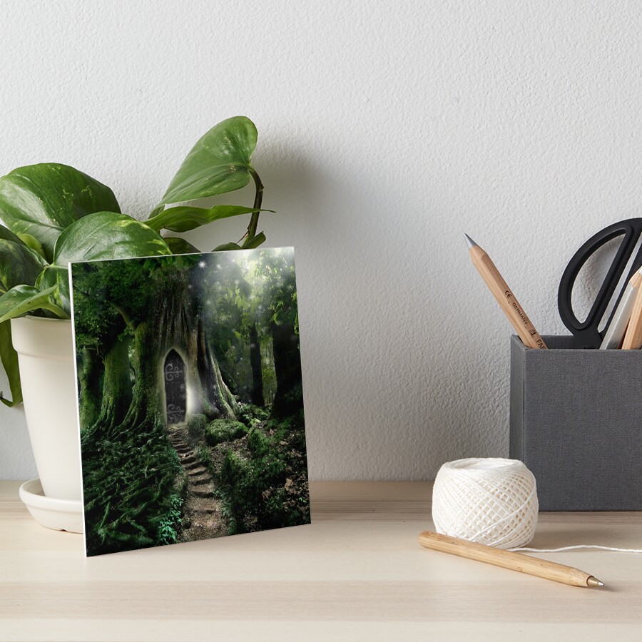 Doorway to Lothlorien Art Board Print