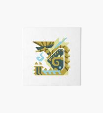 Zinogre Monster Hunter Design Art Board Print