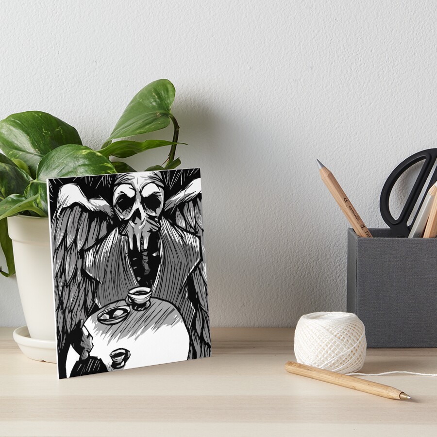 Dark Contemplation Art Board Print