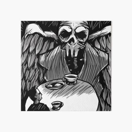 Dark Contemplation Art Board Print