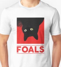Schwarze Katze Fohlen Slim Fit T-Shirt