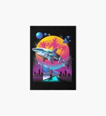 Rad Shark Art Board Print