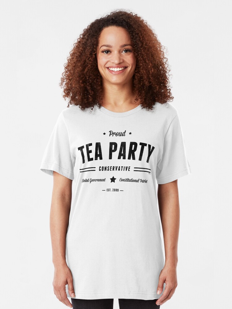 Alternate view of Tea Party Conservative Slim Fit T-Shirt
