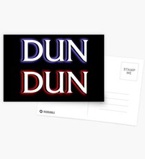 Dun Dun Meme (Law, Order, Parody) Postcards