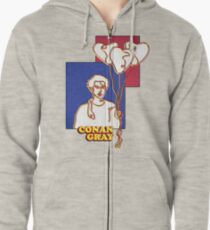 Conan gray Zipped Hoodie