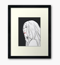 Long Hair Framed Print