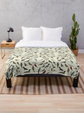Bird Fanatic Throw Blanket