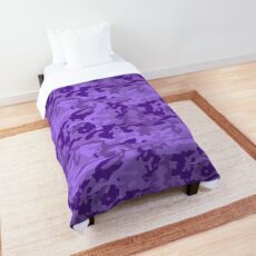 Awesome Camouflage Pattern Purple Comforter