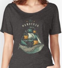 Whale | Petrol Grey Women's Relaxed Fit T-Shirt