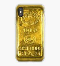 Vinilo o funda para iPhone Barra de oro