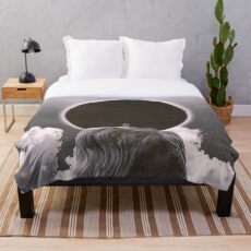 Now more than ever BW Throw Blanket
