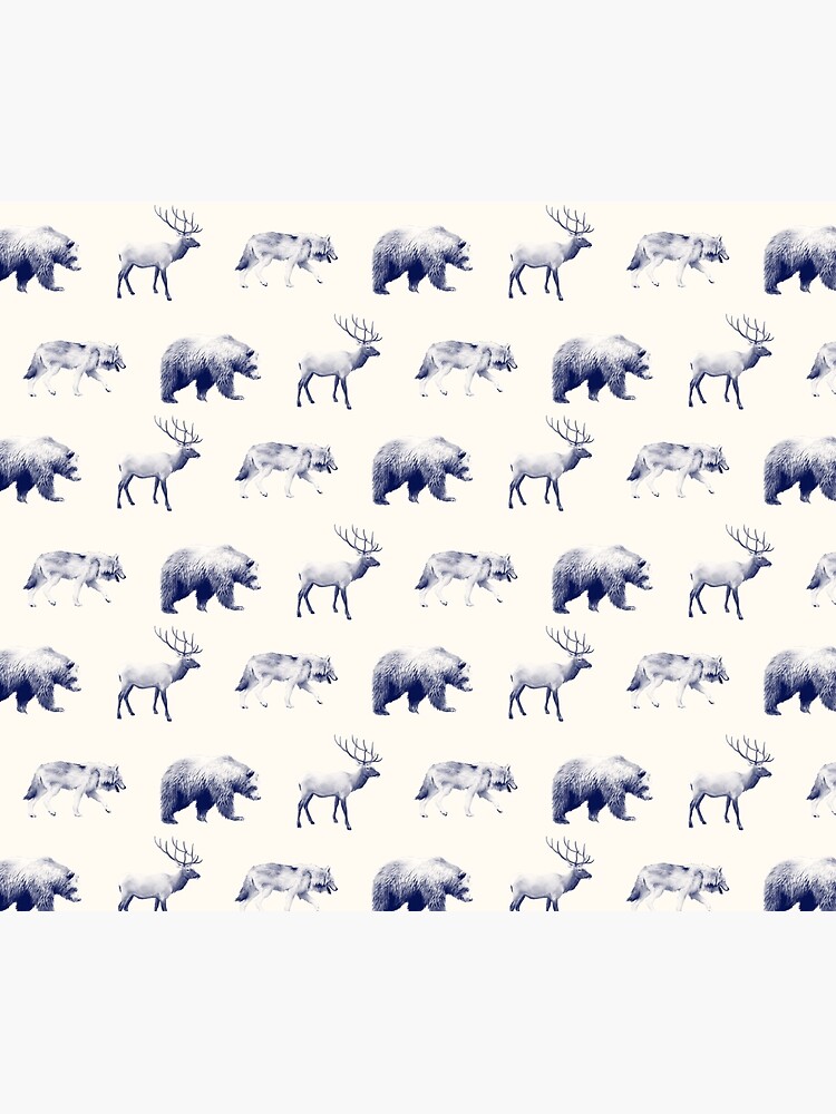 Wild Pattern // Blue by AmyHamilton