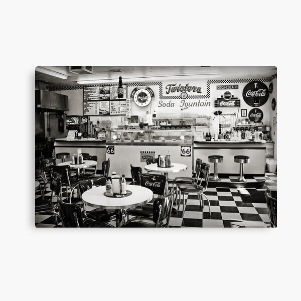 Twisters Soda Fountain Canvas Print
