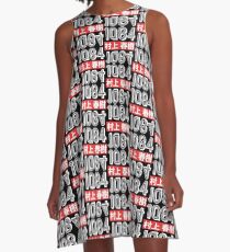 Haruki Murakami 1Q84 A-Linien Kleid