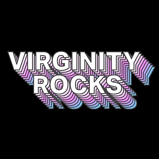 "Virginity Rocks" Poster by DeadRight | Redbubble