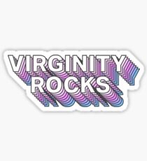 Virginity Rocks Sticker